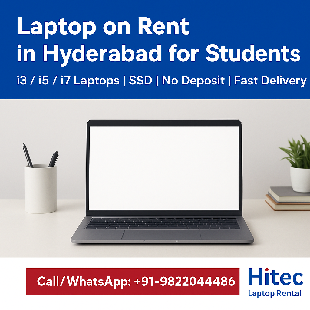 Laptop on Rent in Hyderabad for Students – Hitec Laptop Rental